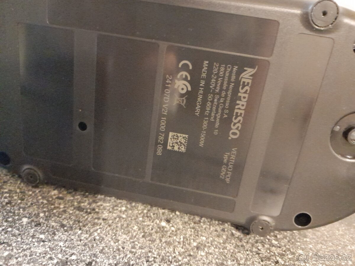 Kavovar Nespresso typ GDV2 VERTUO POP 1300-1500W - 6