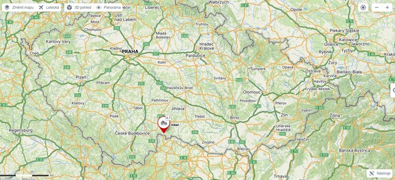 Prodej stavebního pozemku v obci Albeř u Nové Bystřice - 6