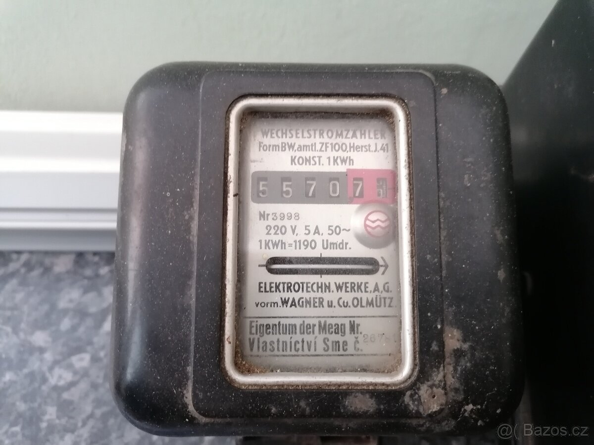 Staré elektroměry - 6