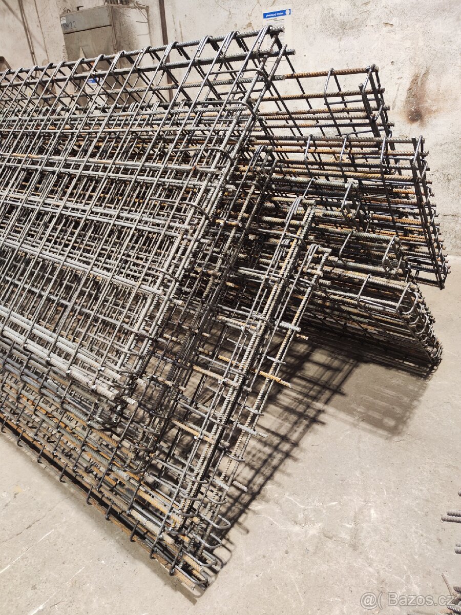 Třmínky,pruty,armo koše, betonářská ocel, výztuže, roxory - 6
