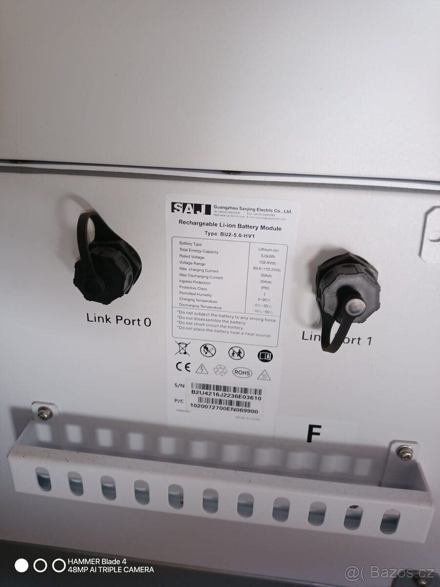 Střídač SAJ + 2baterie +BMS - 6