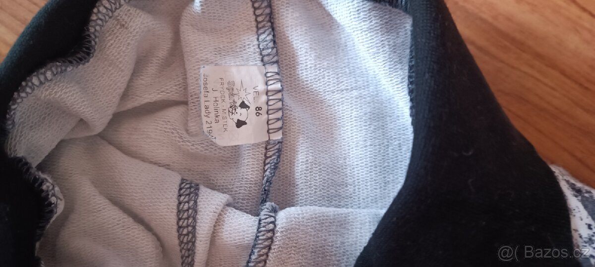 Rostoucí tepláky černošedé vel. 86 - 6