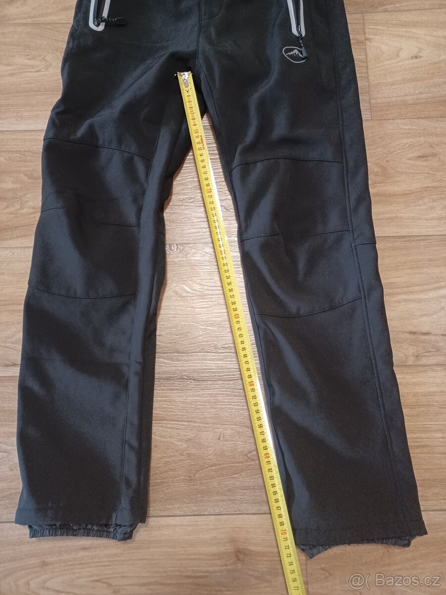 Kugo Softshell kalhoty 170 černé - 6