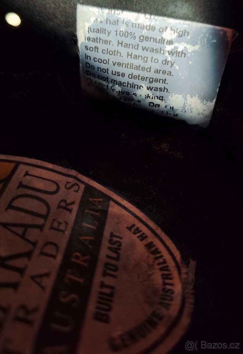 Original australský Kakadu kožený klobouk - 6