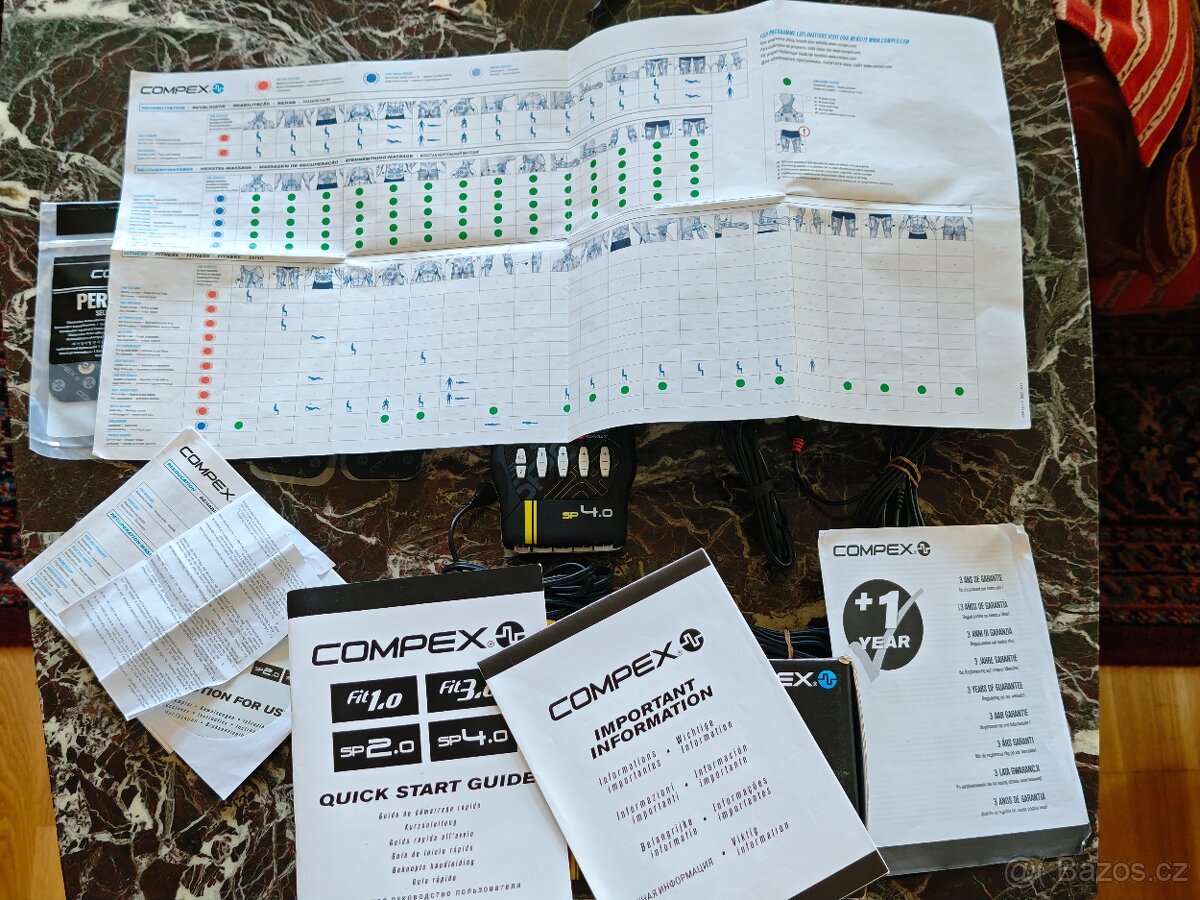 Elektrostimulátor Compex SP 4.0 - 6