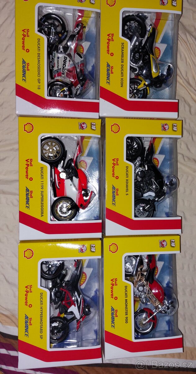 Modely aut a motorek shell - 6