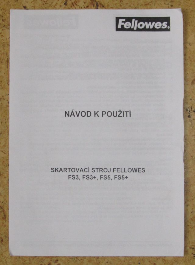 Skartovačka Fellowes FS5 - 6
