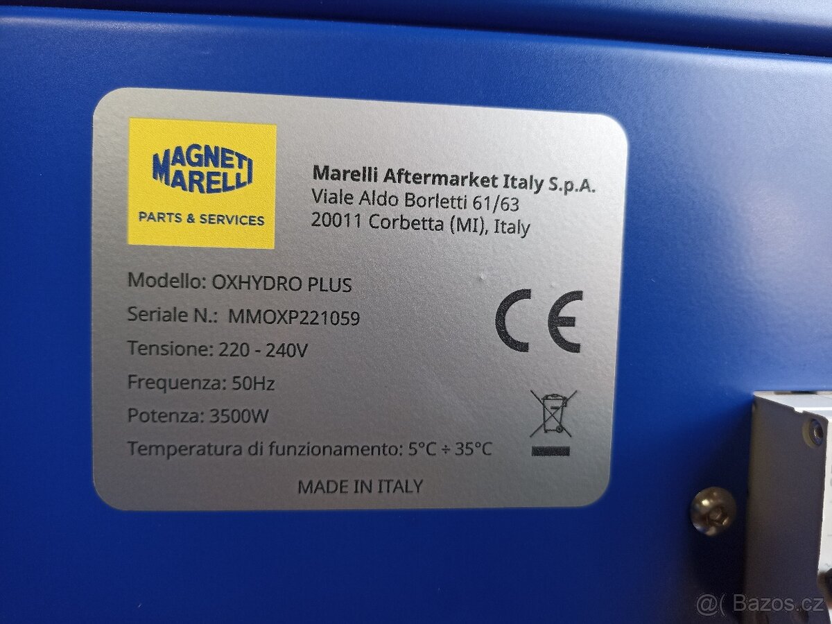 Dekarbonizační přístroj Magneti Marelli - Oxhydro Plus + - 6