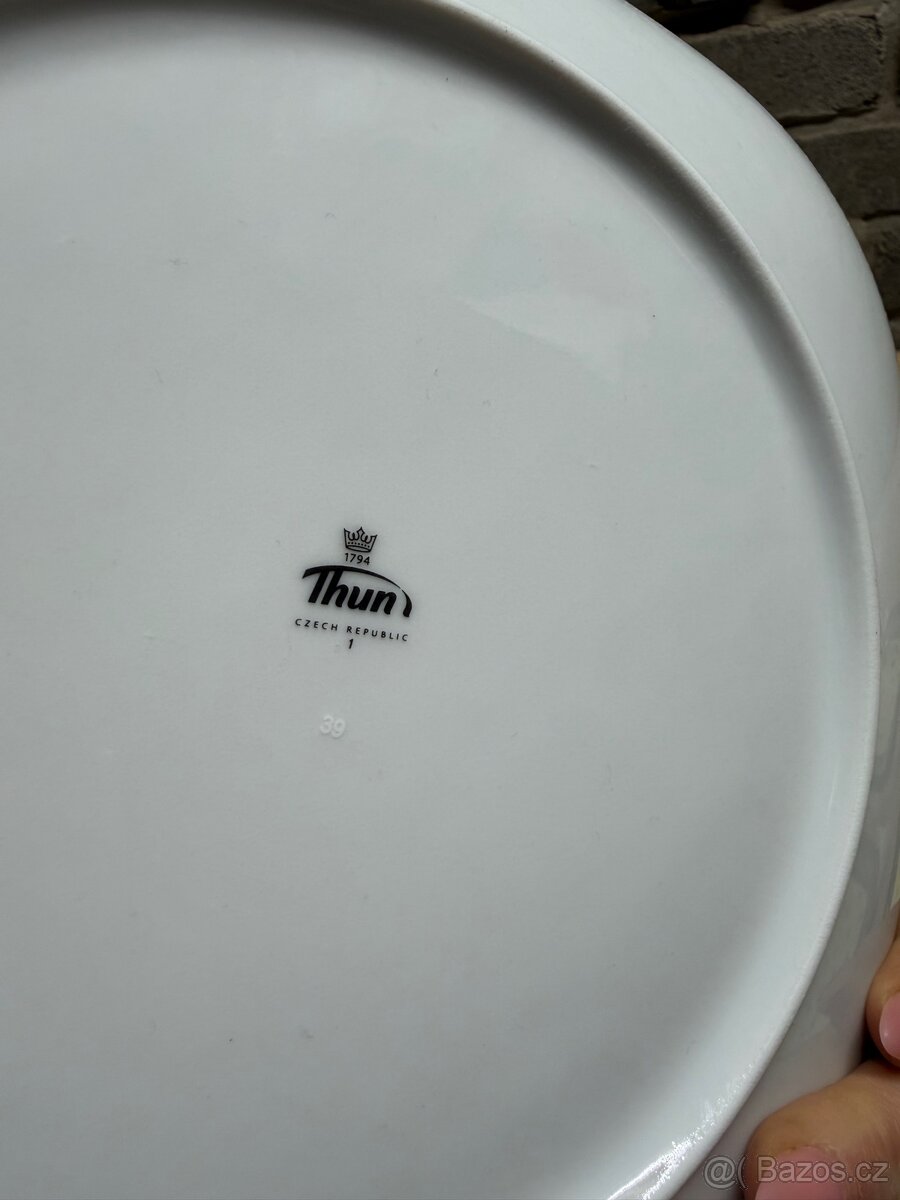 Vintage servírovací set Thun – vánoční dekor - 6