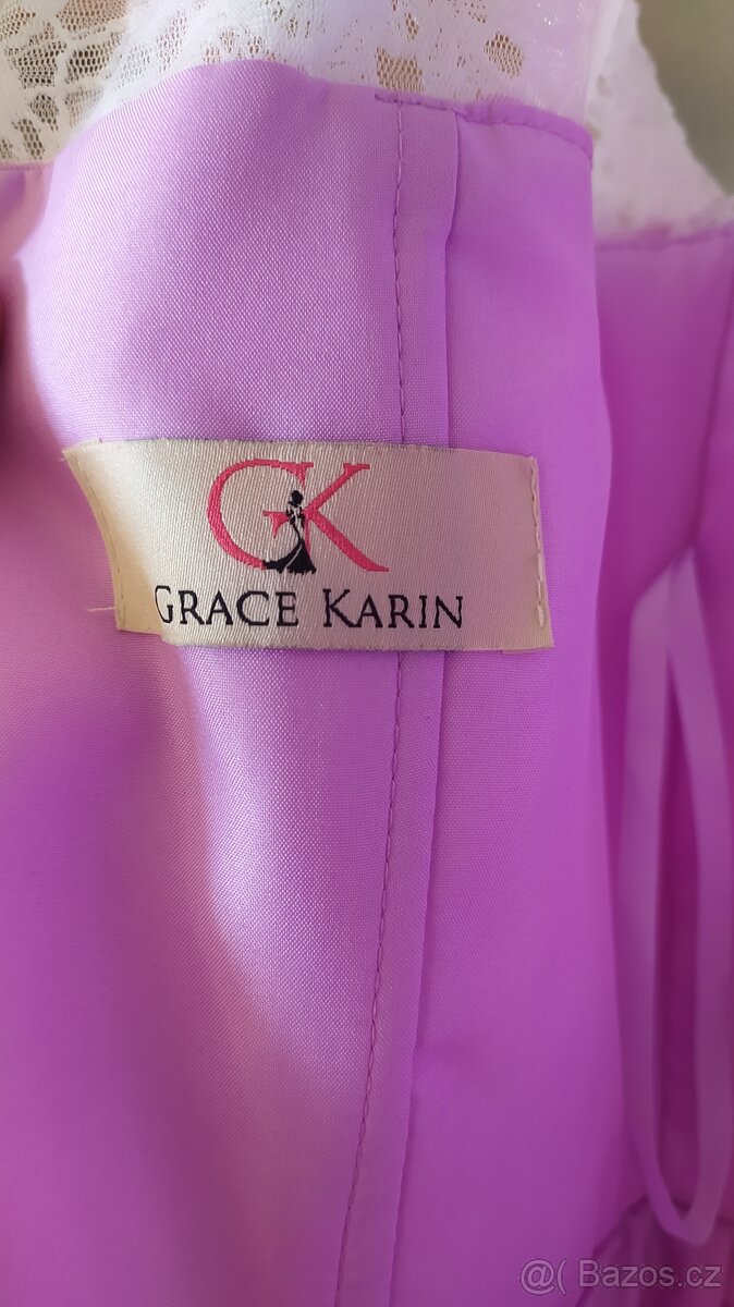 Slavnostní šaty s krajkou vel 40 - 6