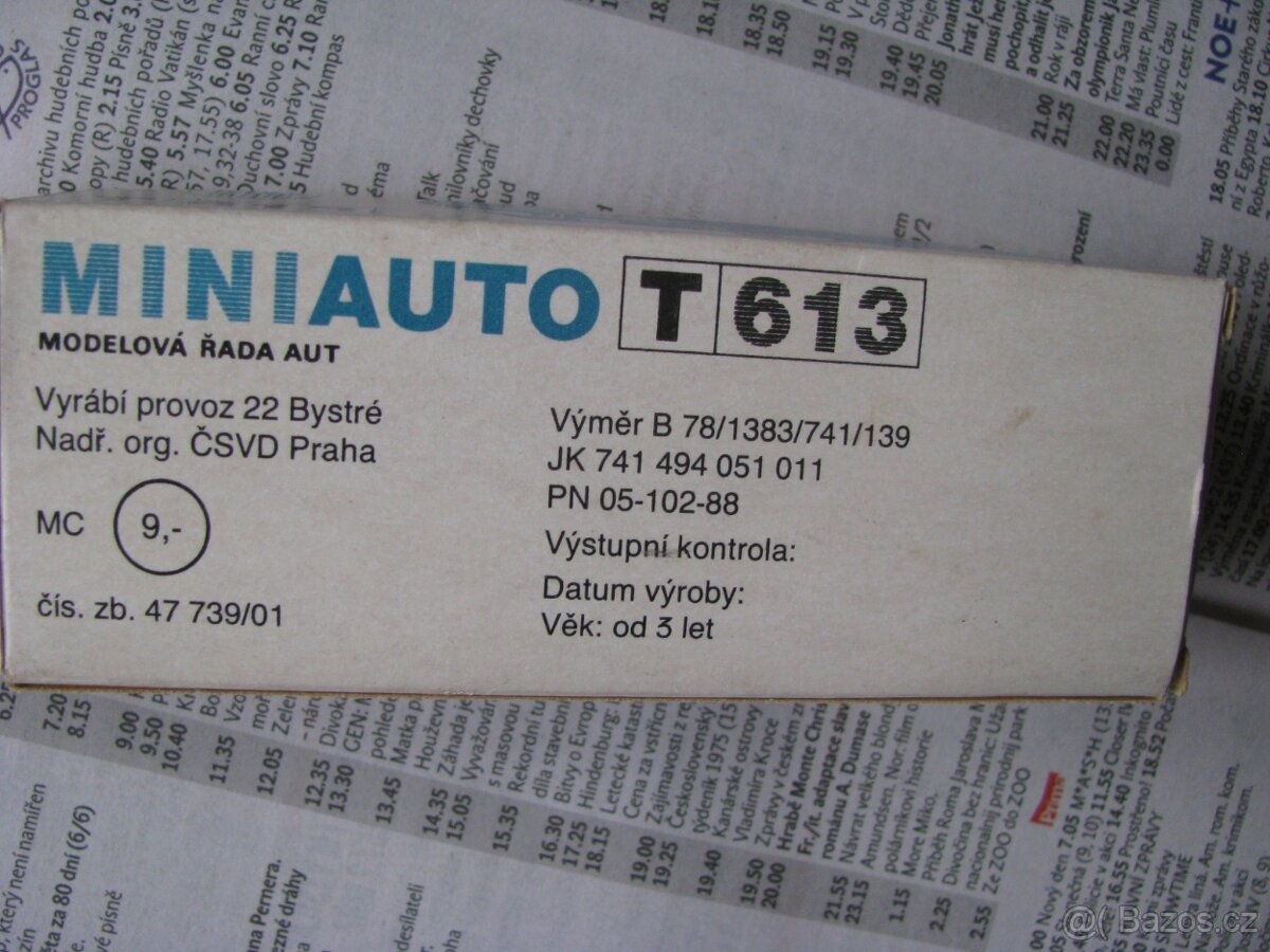 Miniauto Tatra T 613 KDN - 6