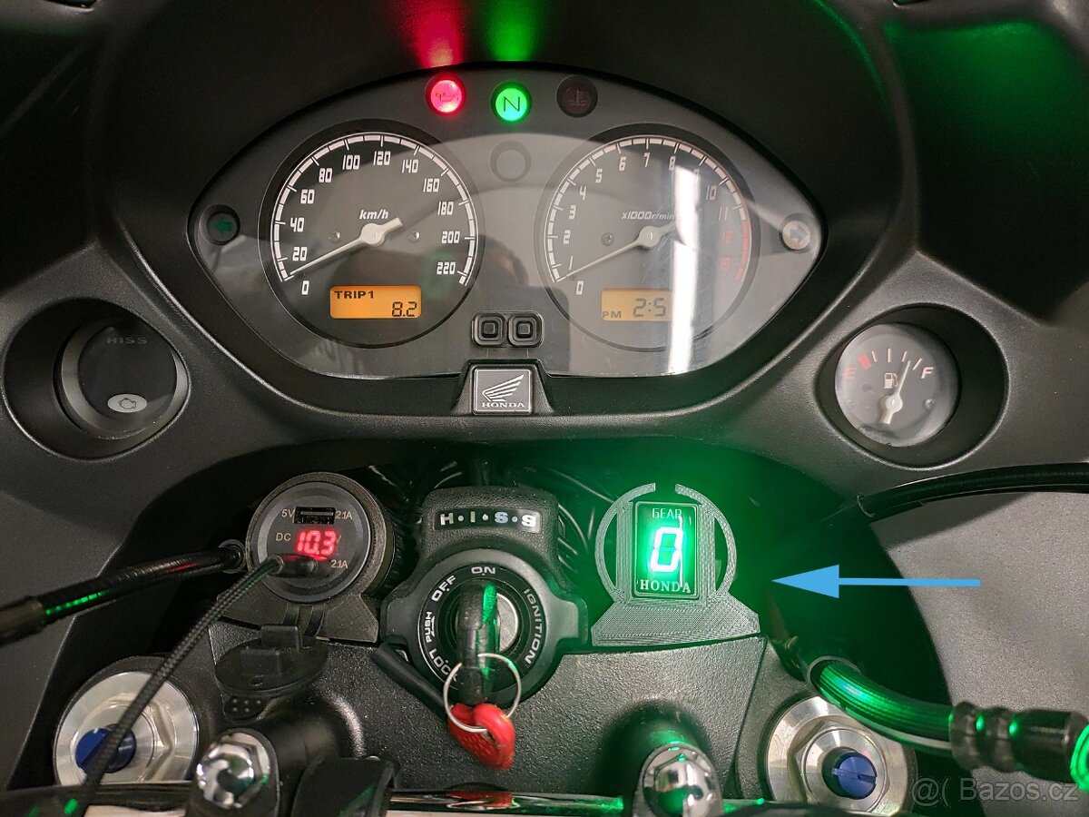 Držák indikátoru řazení Honda CBF600S, CBF1000 - nový - 6