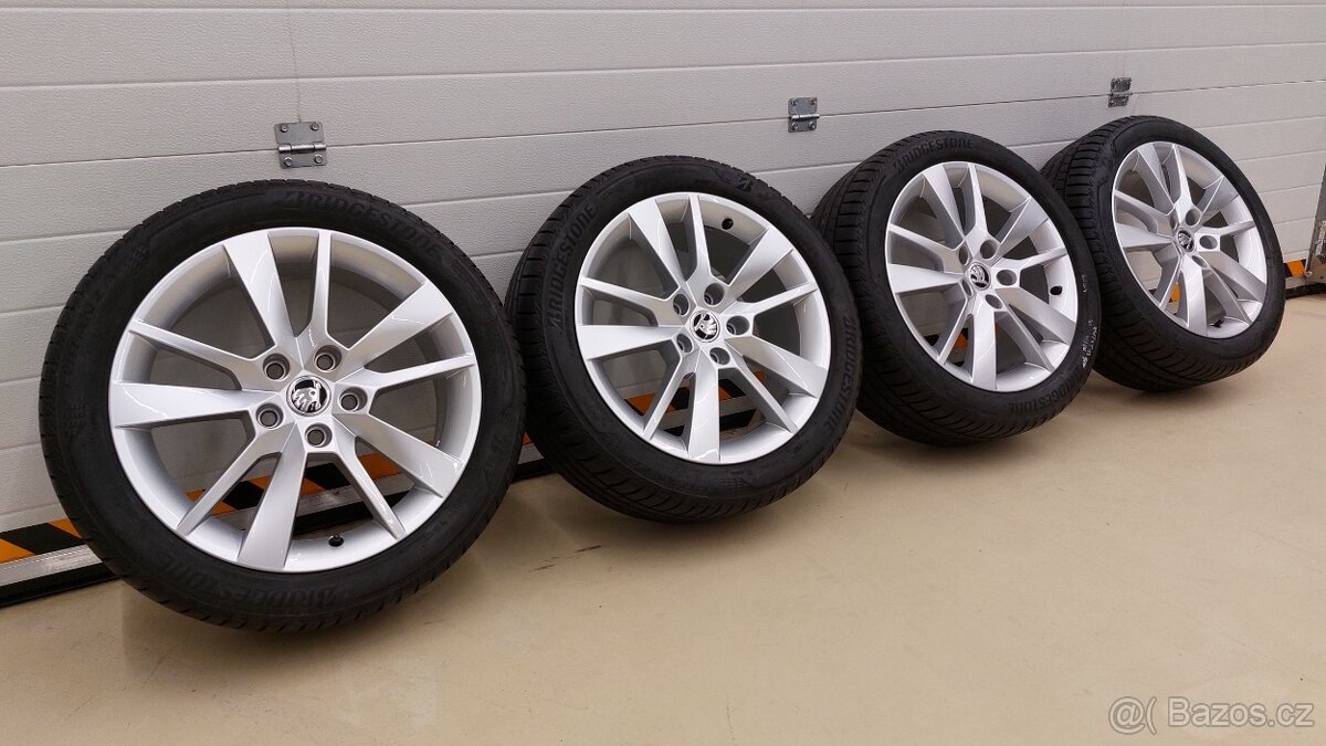 Alu kola 5x112 r17 originál TRIUS Škoda Octavia III Facelift - 6