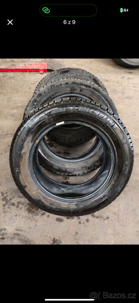 Prodám 215/60r17c Michelin Agilis letní dneu 8,5mm - 6