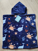 Dětské pončo 55x110 cm-Kosmonaut / Mořský svět N.O.V.É. - 6