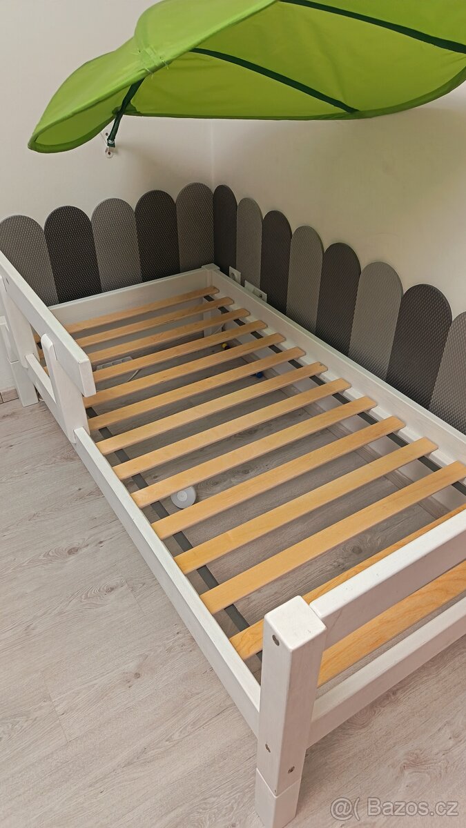 Dětská postel Benlemi 160x80cm + bočnice + matrace - 6