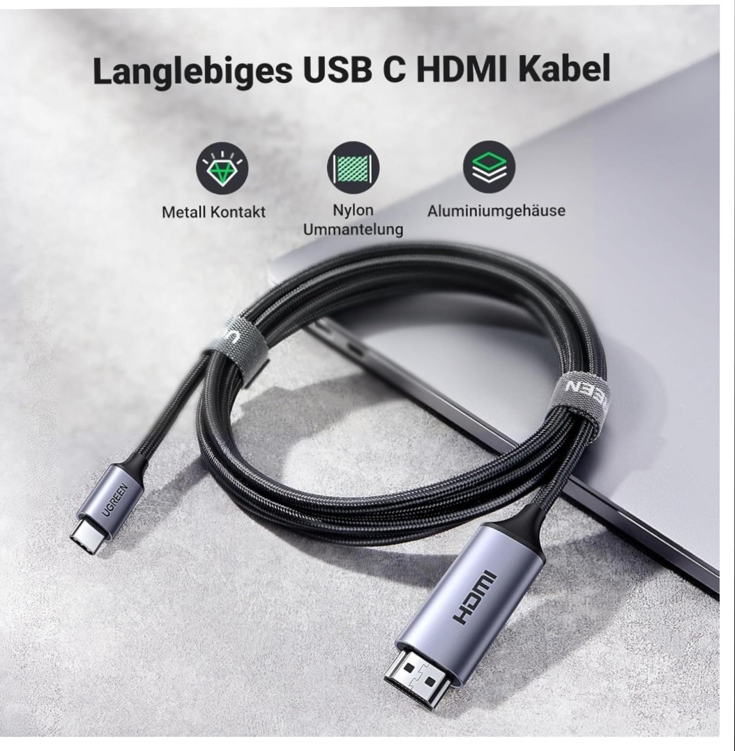 Kabel USB C na HDMI - 6