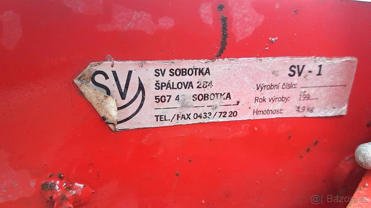 Nabízím oboustranný pluh a hrobkovací radlici na Teru - 6