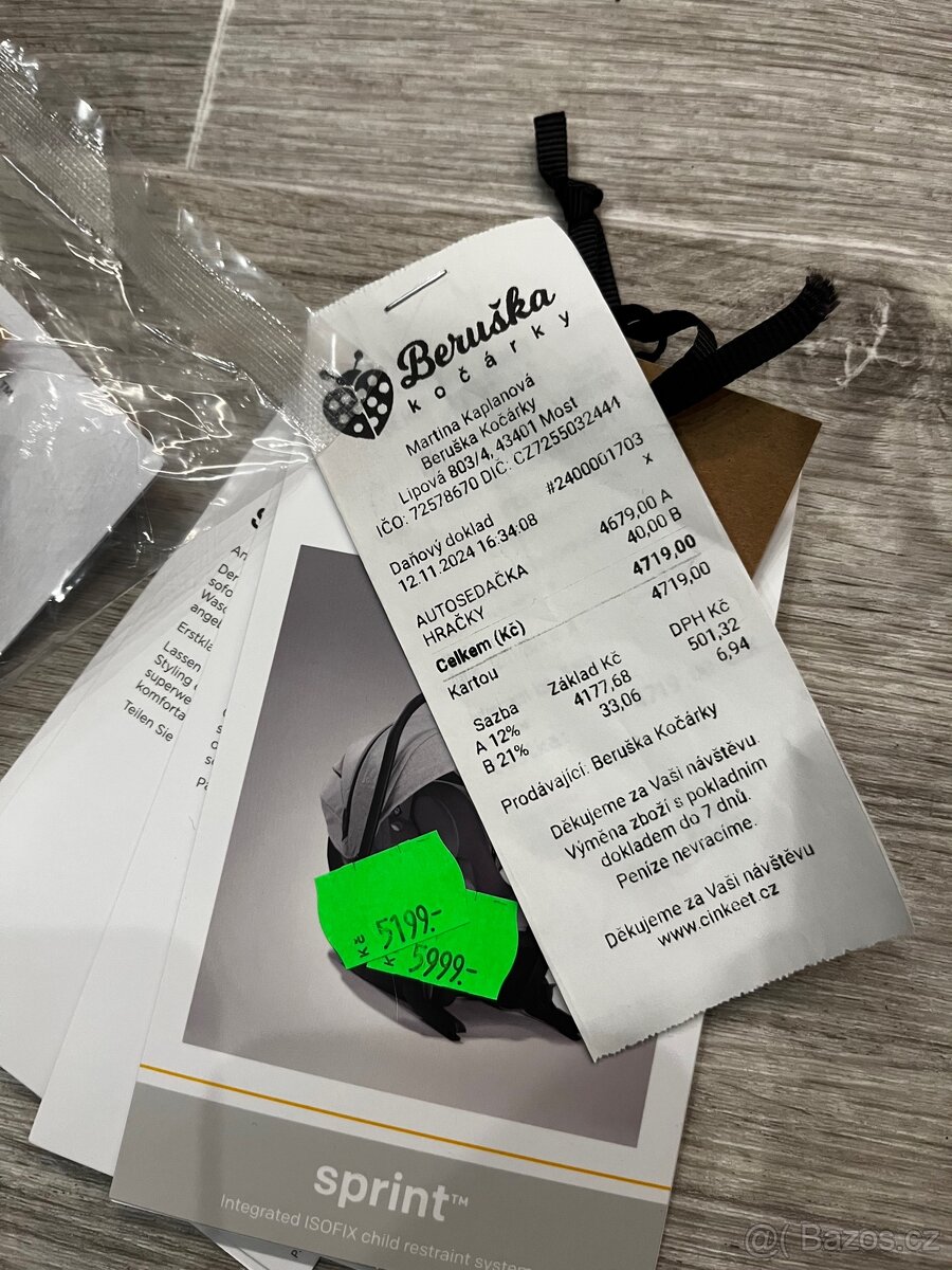 2x Sedačka Joie + Isofix základna - 6