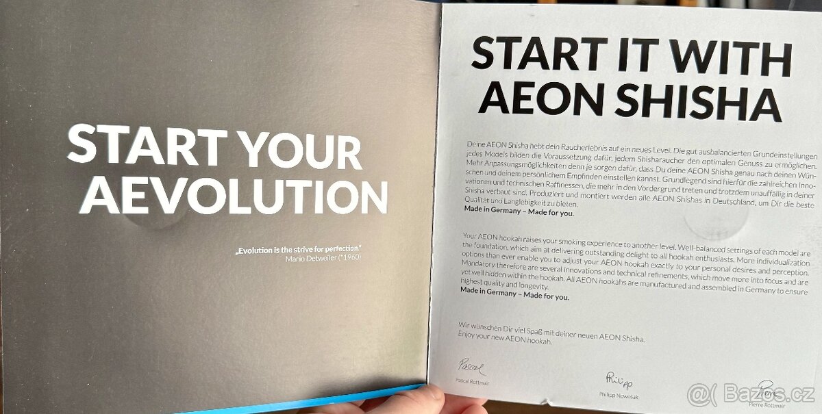 Vodní dýmka Aeon Edition 4 Lounge Clear + příslušenství - 6