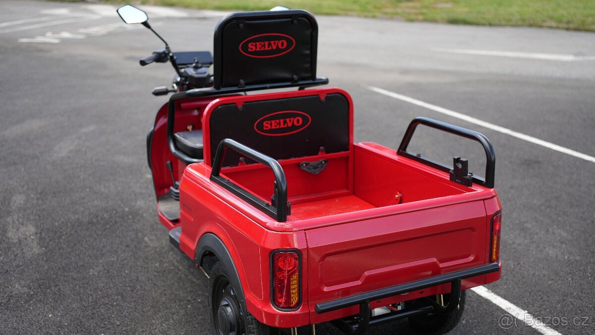tříkolový pracovní elektrický vozík SELVO WORK 10 - 6
