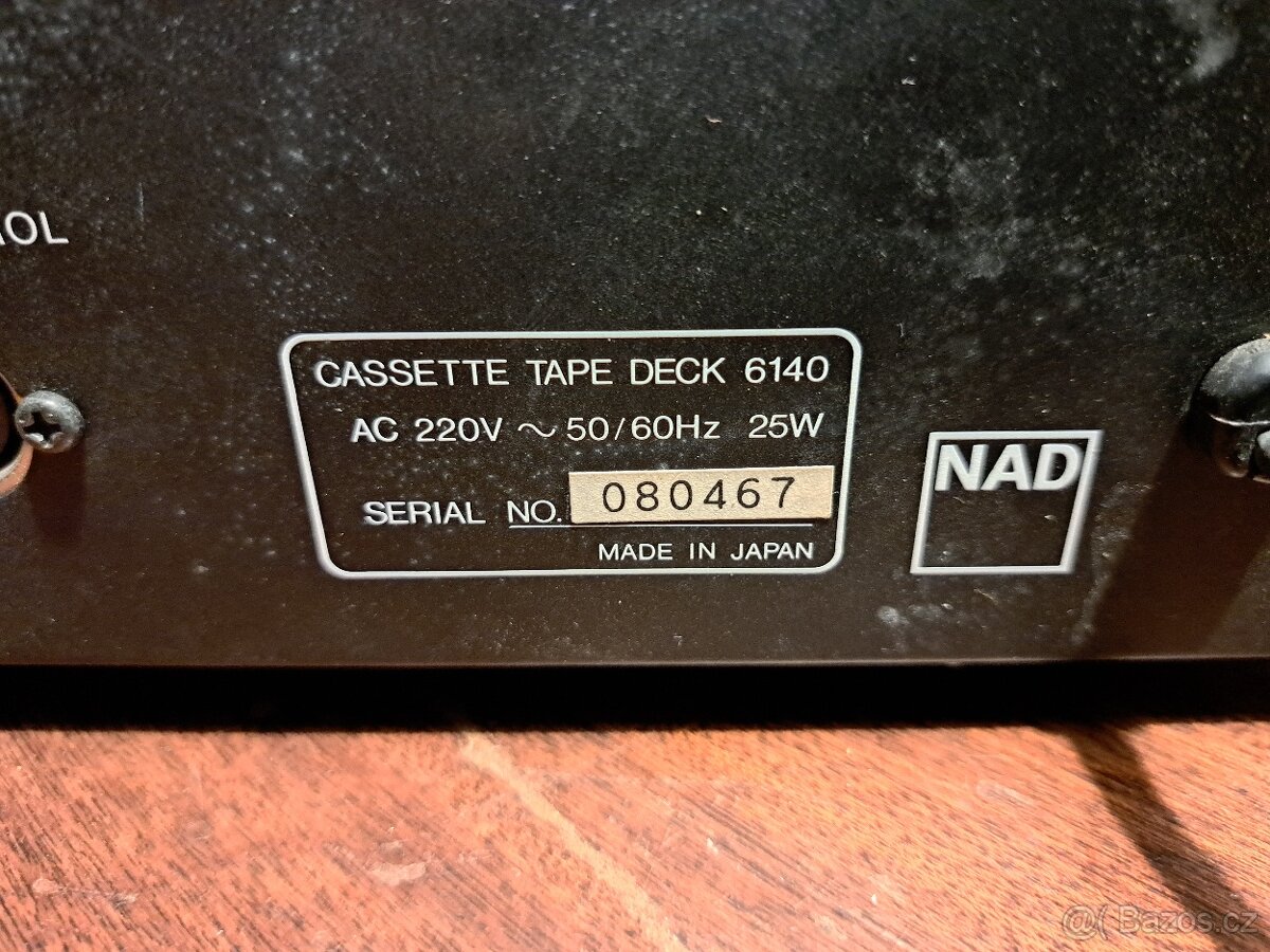 Tape deck NAD 6140 v TOP stavu - 6