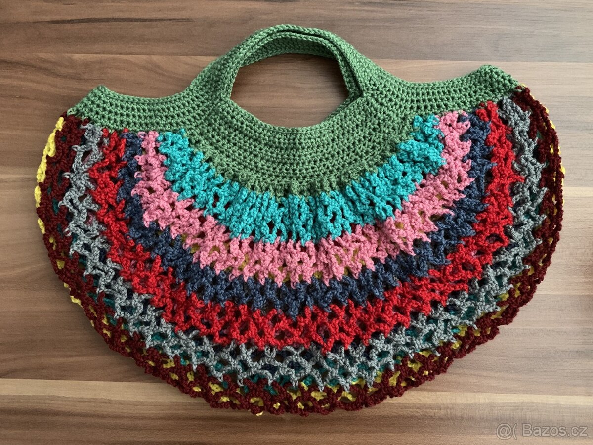 Háčkovaná síťovka, výběr z mnoha barev - doprava zdarma - 6