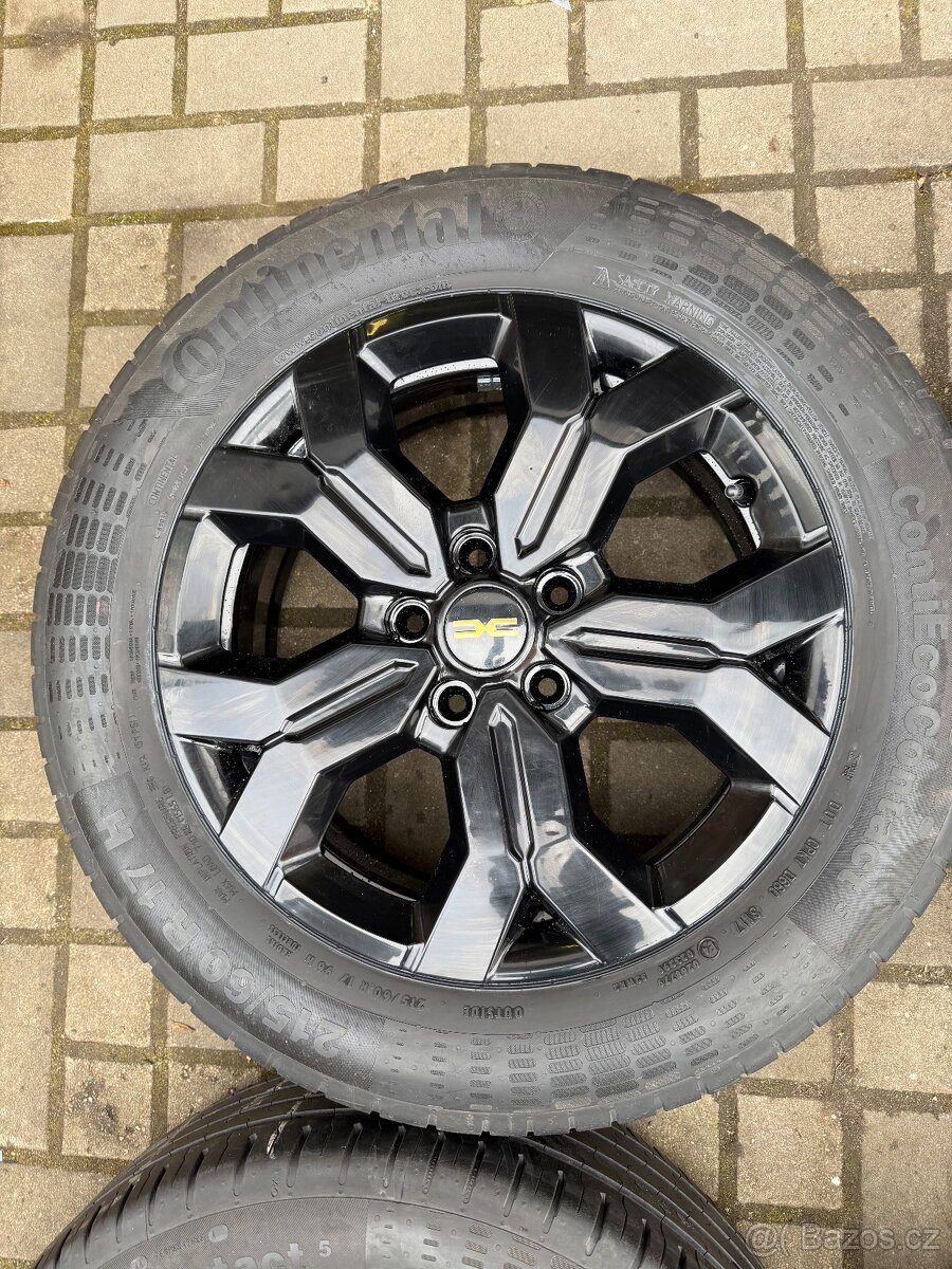 ORIGINÁL Alu DACIA Duster R17, 5x114.3 - TOP STAV, LETNÍ - 6