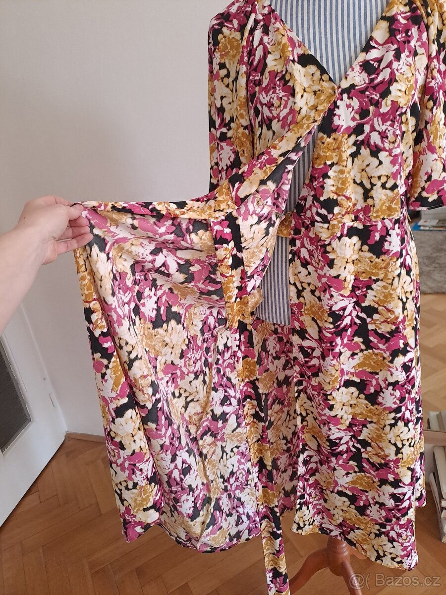 Zavinovací midi šaty Lindex, vel. M - 6