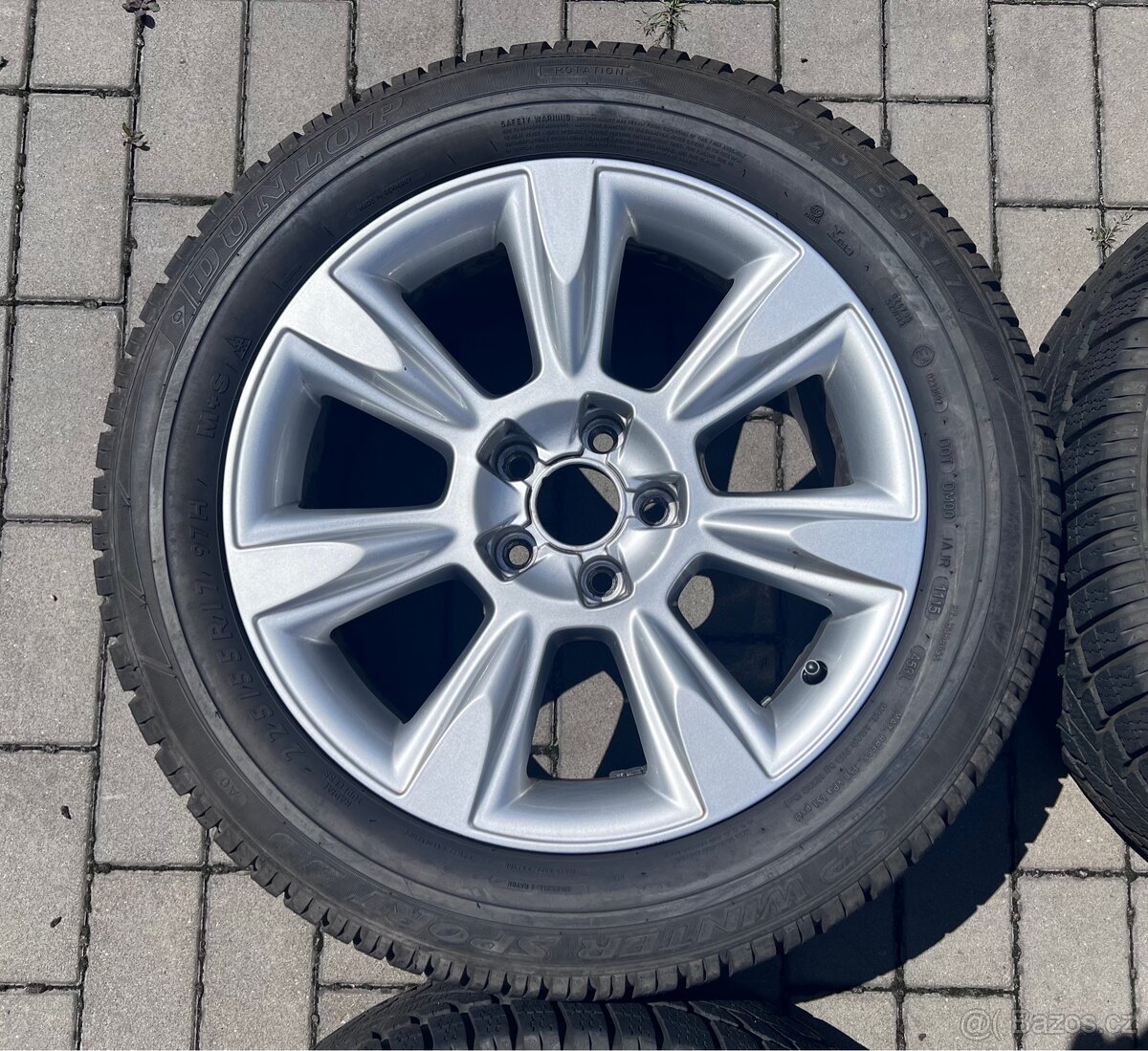 Audi A6 - 17" alu + zimní 225/55 R17 Dunlop 7.5mm - 6