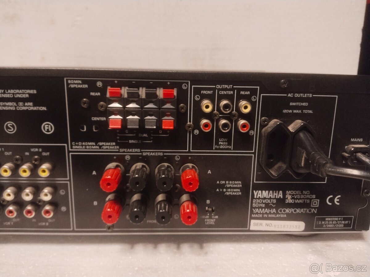 Yamaha RX-V590 Audio-video přijímač (1993-96) - 6
