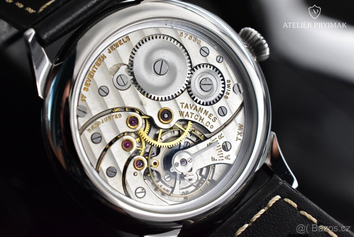 Starožitné švýcarské Hodinky TAVANNES 1925 - 6