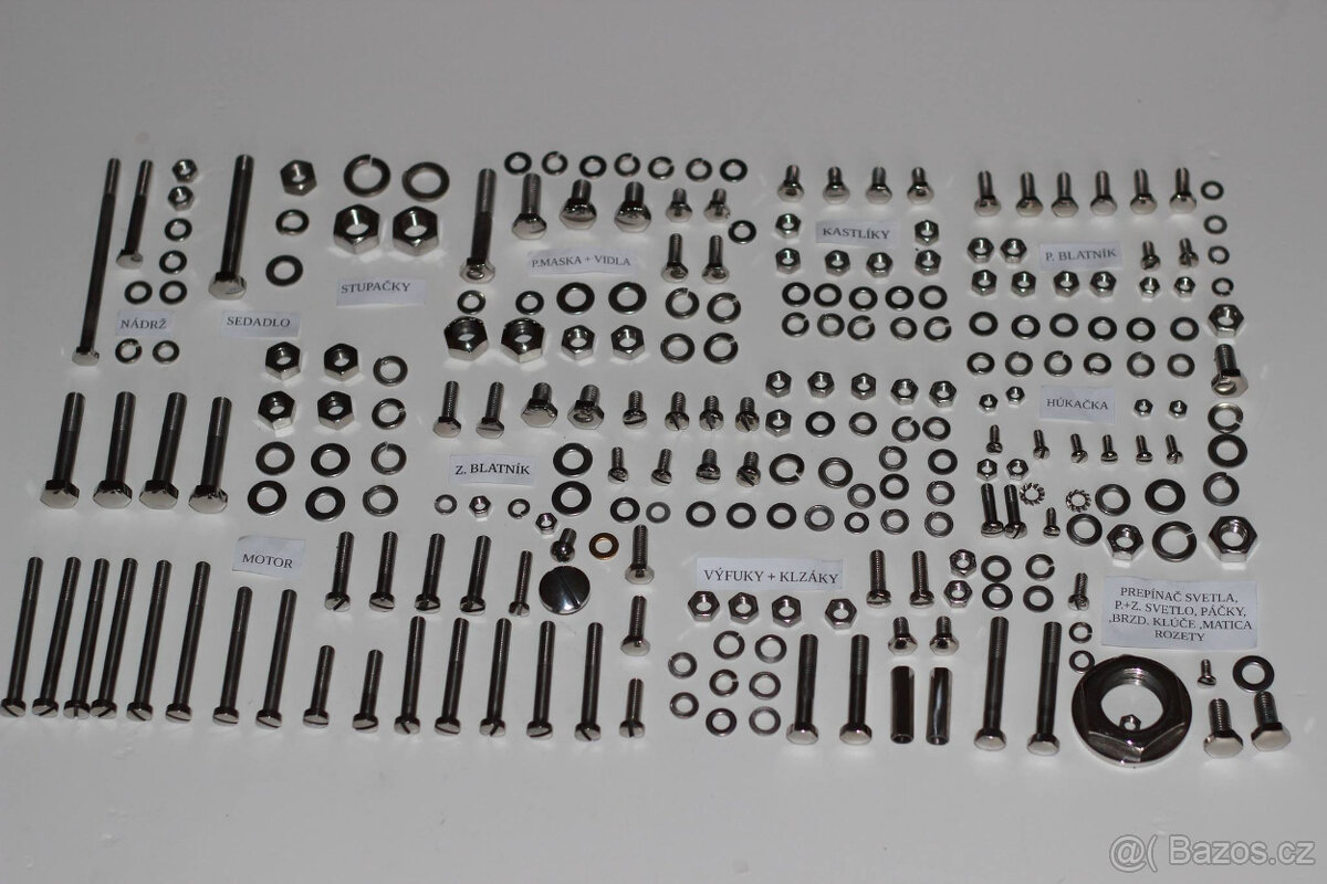 čz 150 c kompletná sada šroubu - 6