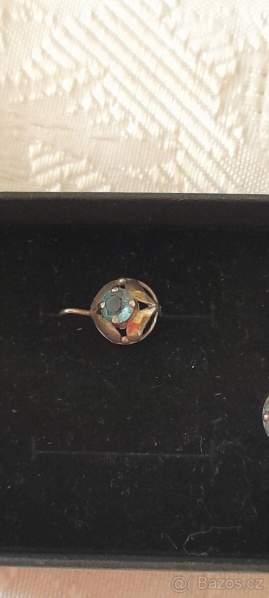 Starožitné stříbrné náušnice 925 - 6