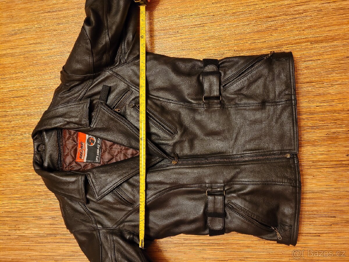 Motorkářská kožená bunda - 6