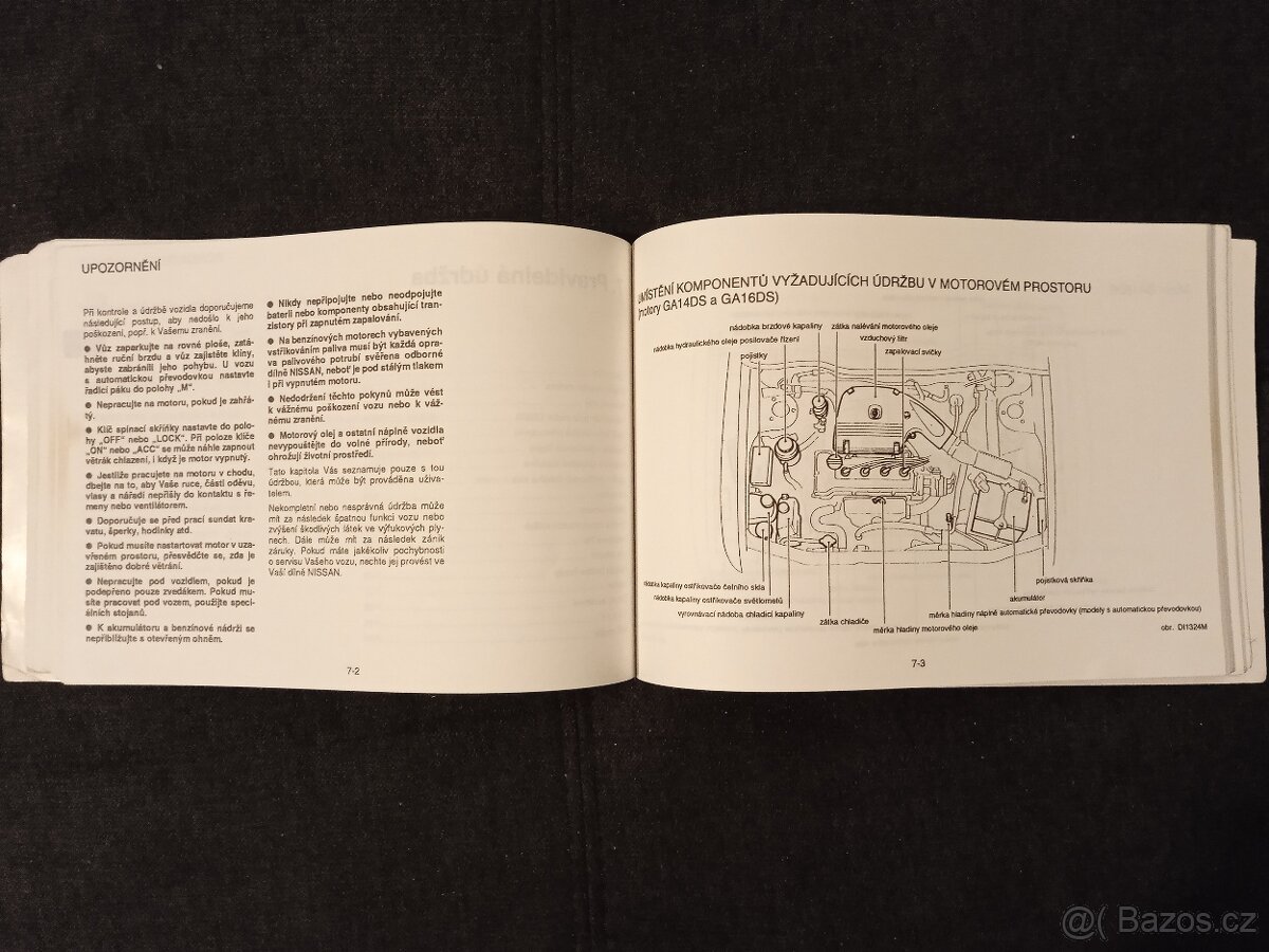 NISSAN SUNNY: Návod k obsluze - 6