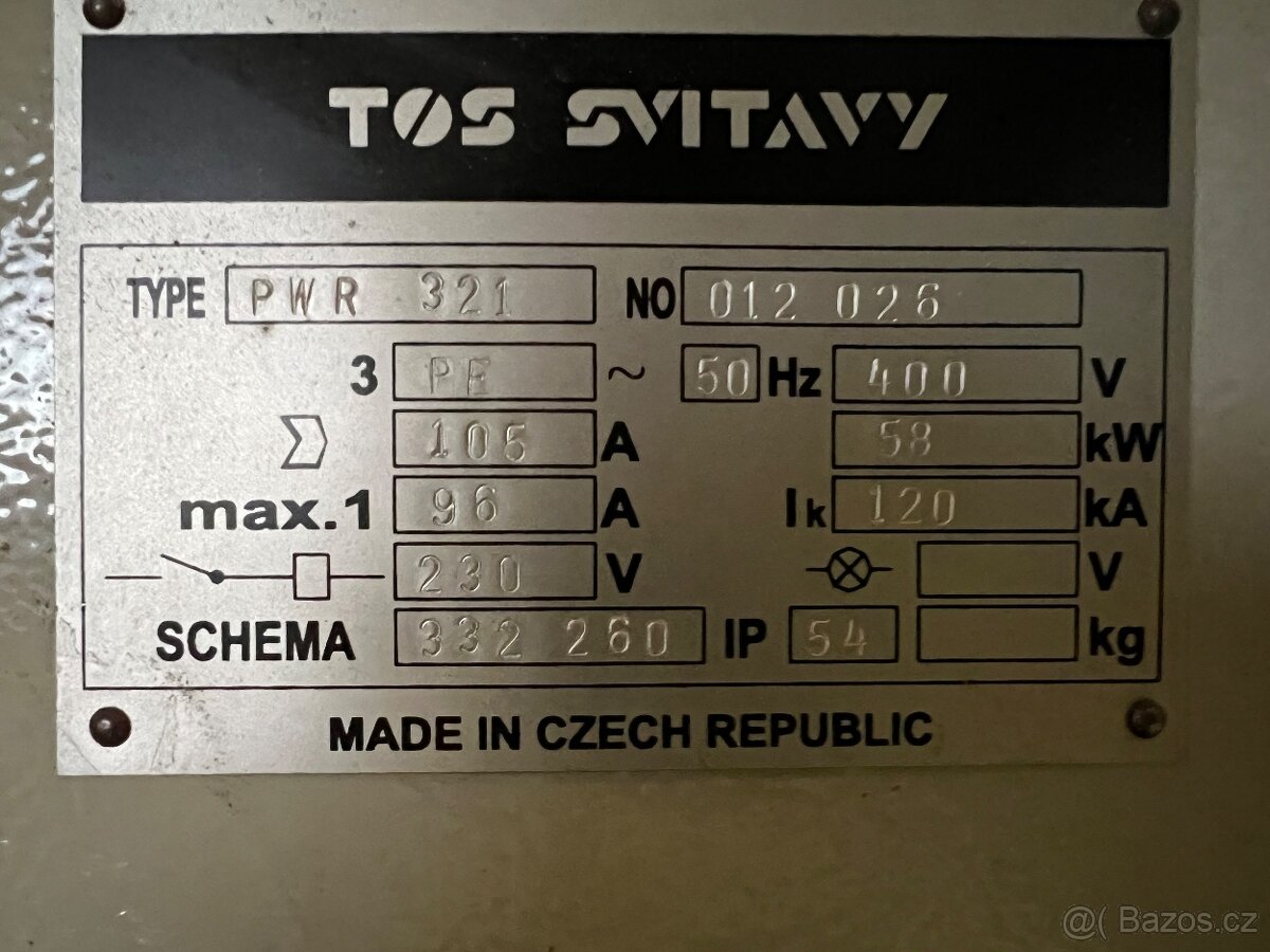 Rozmitaci pila Tos Svitavy PWR 321 - 6
