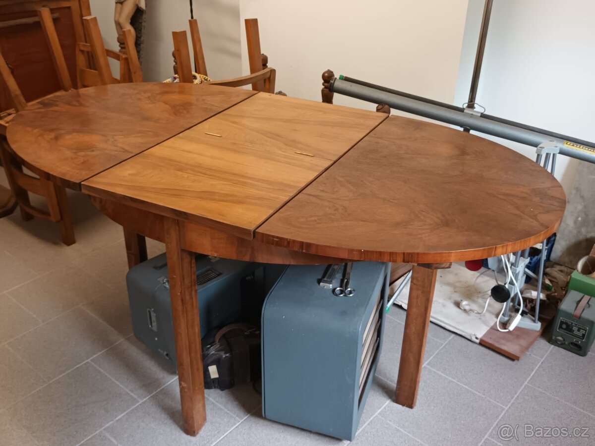 oválný stůl a 4 židle - 6