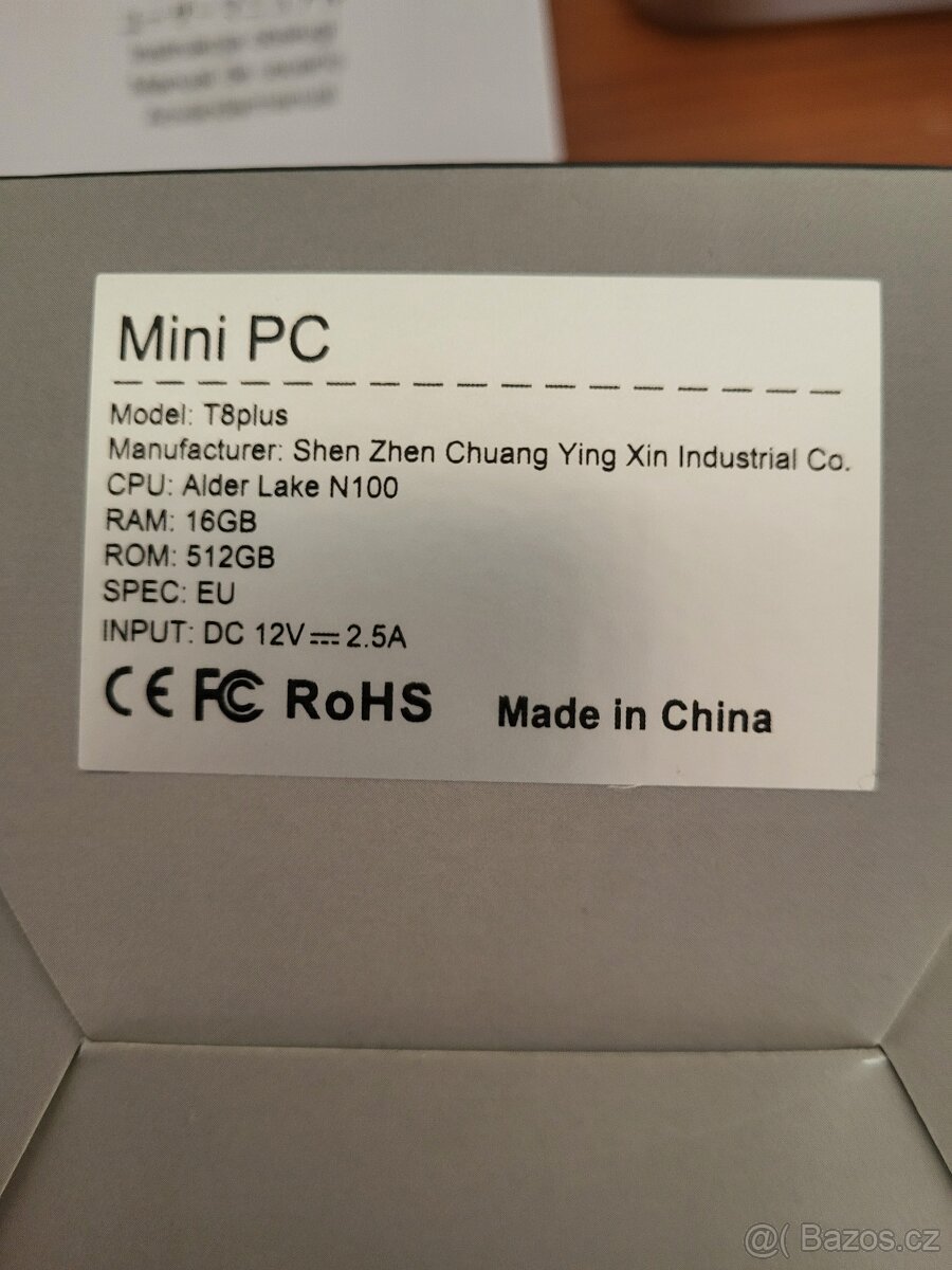 Mini PC Firebat T8 Pro – Intel N100 / 16 GB RAM / 500 GB SSD - 6