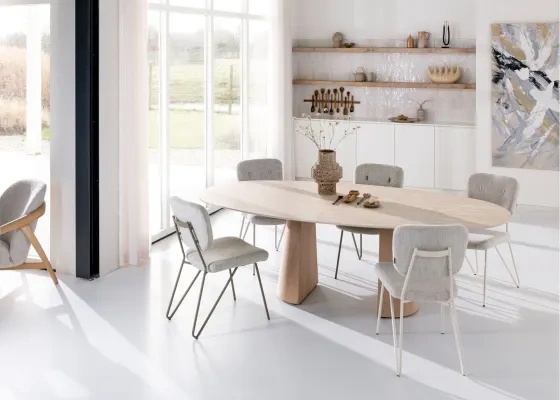 Nerozkládací jídelní stůl - Arras - 6