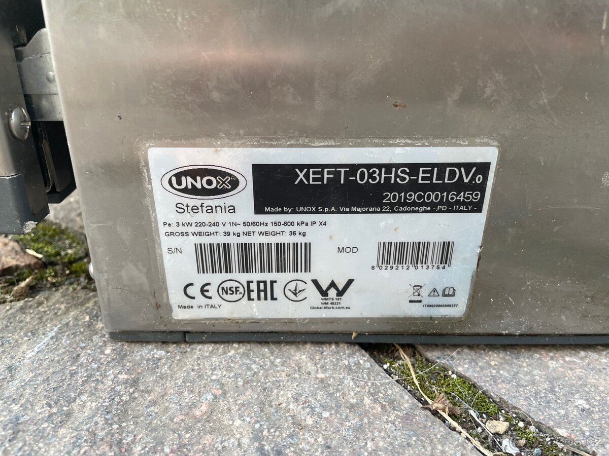 Pekařská pec UNOX XEFR-03HS-EGDN Stefania GO - 6
