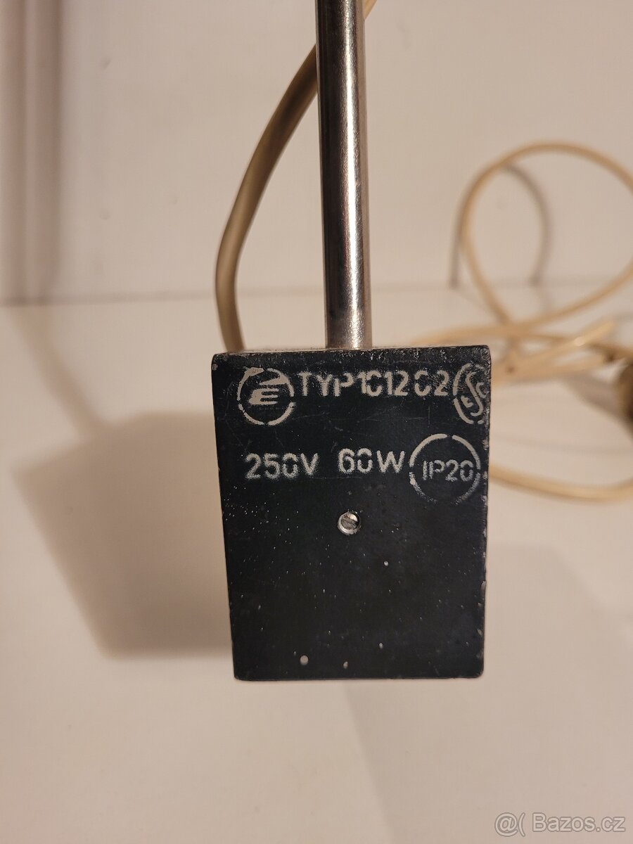 funkcionalistická lampa, lampička komisařka, TOP stav - 6