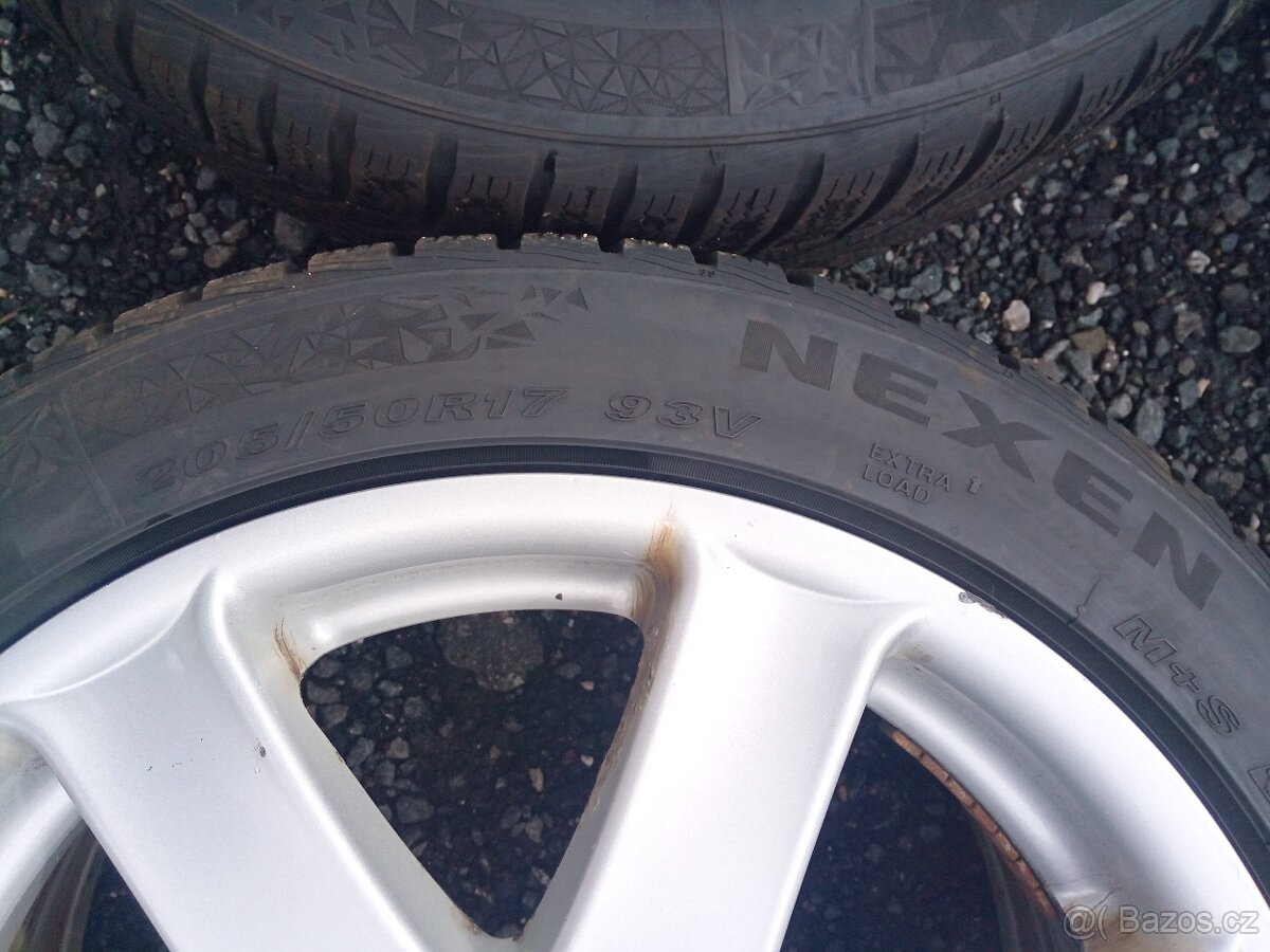 Zimní alu kola R 17, 5x112, vč. pneu 205/50 R 17 - 6