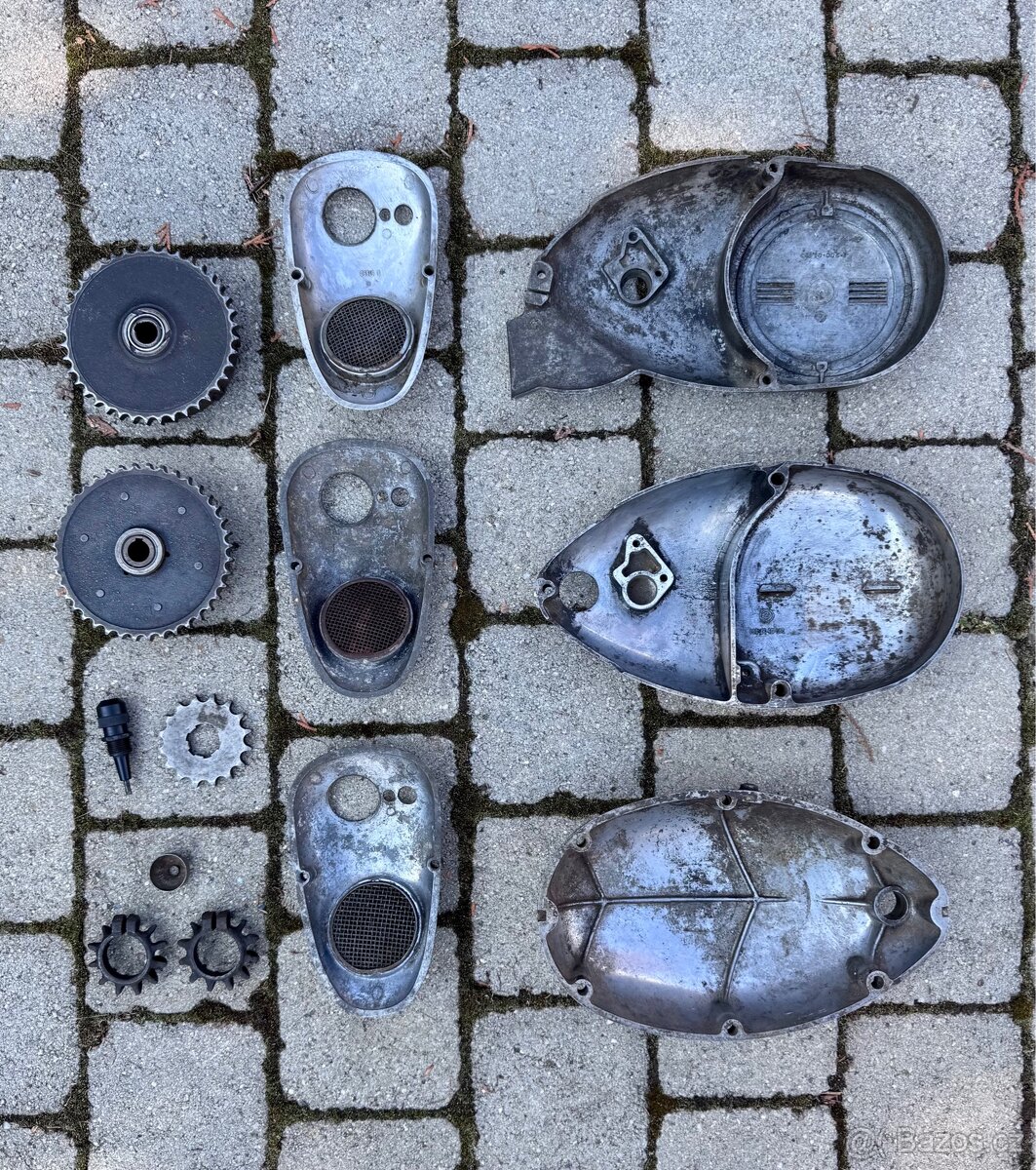 ČZ 125 B T 125 150 C, kývačka - díly motoru - 6