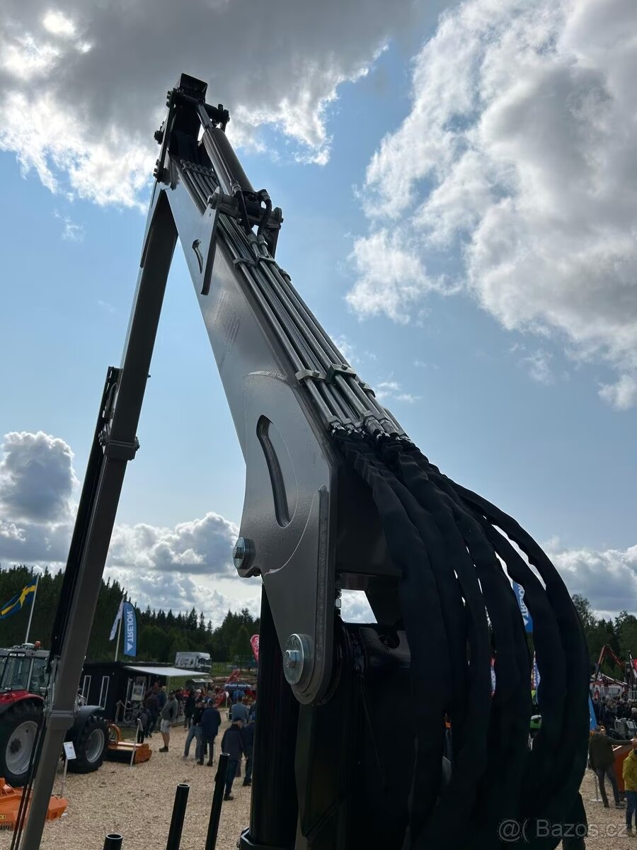 Přívěs na přepravu dřeva Trejon Multiforest MF1202 s jeřábem - 6