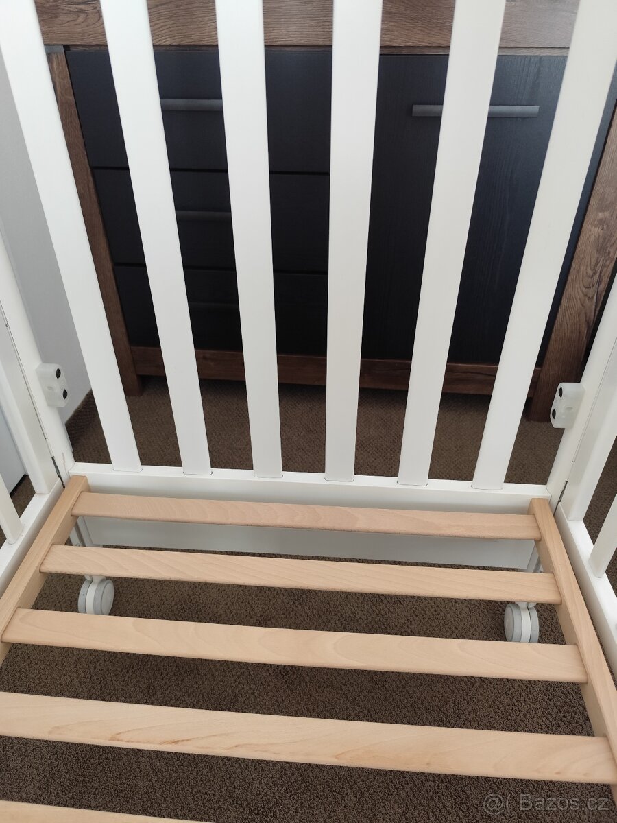 Dětská dřevěná postýlka - DARUJI - 6