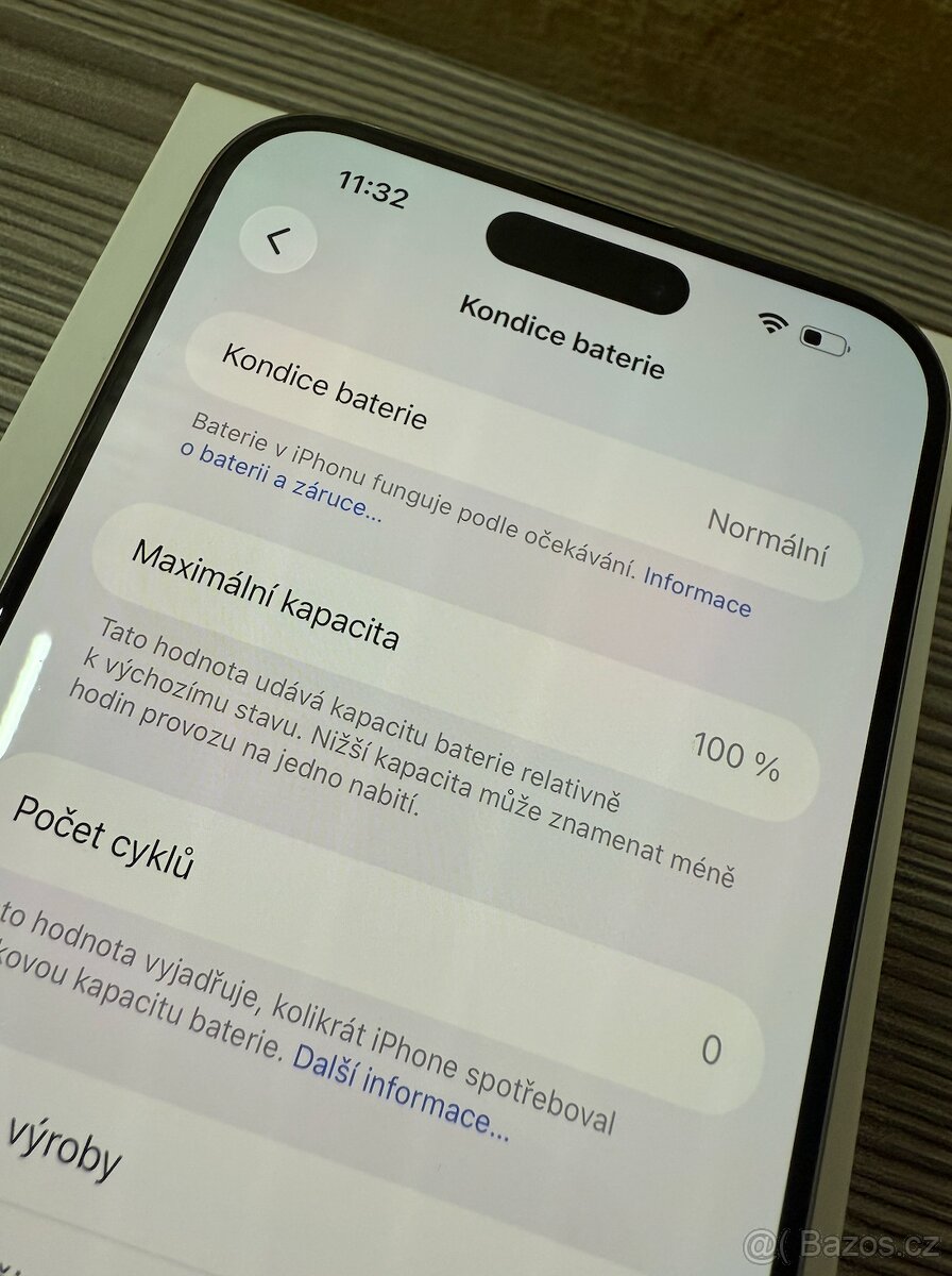Apple iPhone 15 Pro Max 512GB přírodní titan, baterie 100% - 6