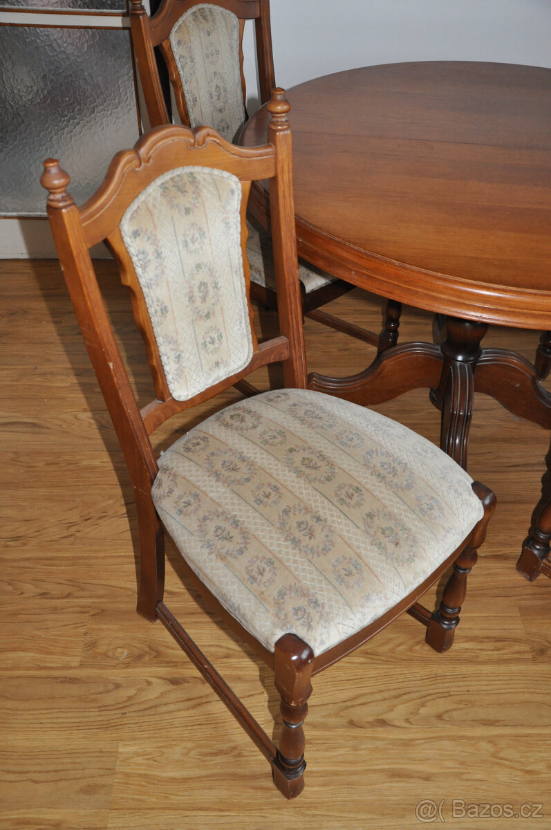 rustikální stůl a židle - 6