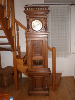 pěkné velké pérové hodiny a podlahové hodiny - 6
