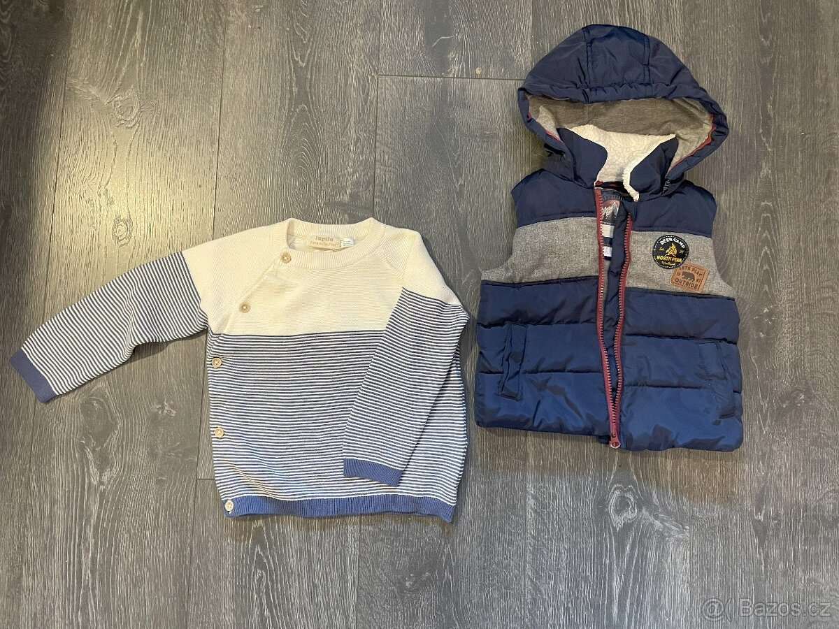 MIX OBLEČENÍ i zimní/12 ks/vel. 80-86 - 6